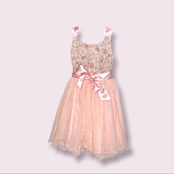 New* pretty multi-colored pink dress! Size: 5 little girls! - Picture 3 of 3